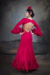 Traje de Flamenca. Modelo Orquidea Rojo. 2022 323.700€ #50115ORQUIDEARJ2022